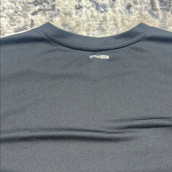 Adidas Active 360 T-Shirt Men’s XL Black 3-Stripes Athletic Training Tee - Picture 5 of 5